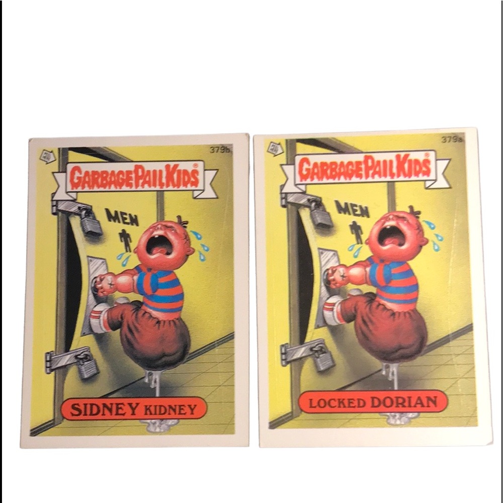 Garbage Pail Kids Sidney Kidney & Locked Dorian Topps Trading Cards Bundle